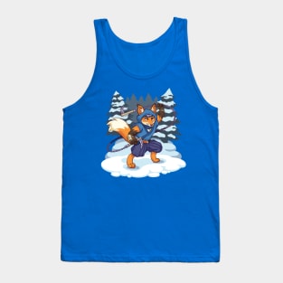 Kumquat, AmBushy-Tailed Caninja Tank Top